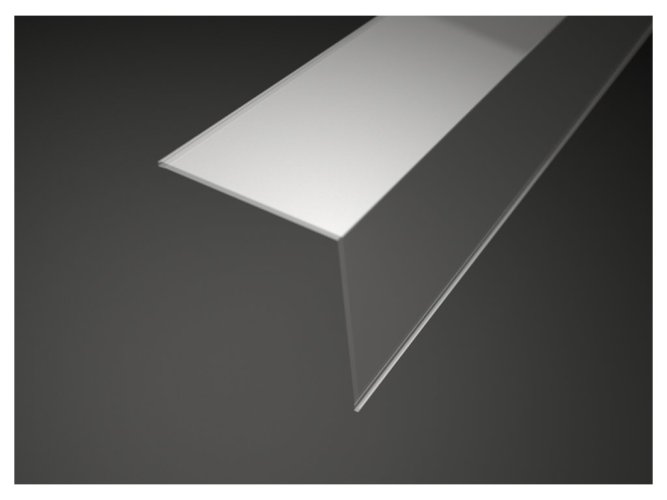 Difuzory a koncovky - Difuzor pro profil CORNER 5 hranatý, transparentní - foto 1