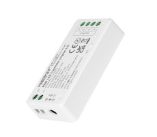 Ovladače, řídící jednotky - Zigbee přijímač pro RGB LED pásky, 12-24VDC, 12A, Zigbee 3.0, Hue, Echo, FUT037Z, Mi-light