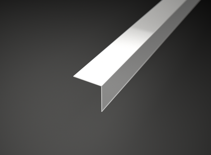 Difuzory a koncovky - Difuzor pro profil CORNER 2 hranatý, mléčný, LP203-MILKC - foto 1