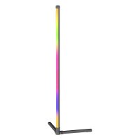 Stojací lampy - LED stojací lampa 8W, RGB + 3000K, dálkové ovládání, IP20, AC220-240V