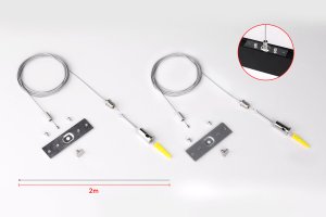Příslušenství magnetických svitidel Mi-Light - Závěs pro přisazenou magnetickou kolejnici 2m, AM-MR-HL20N2