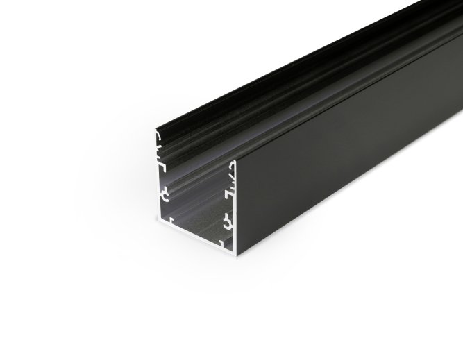 Systém PHIL, LOWI - Hliníkový přisazený profil PHIL53, černý elox, C10 - foto 1