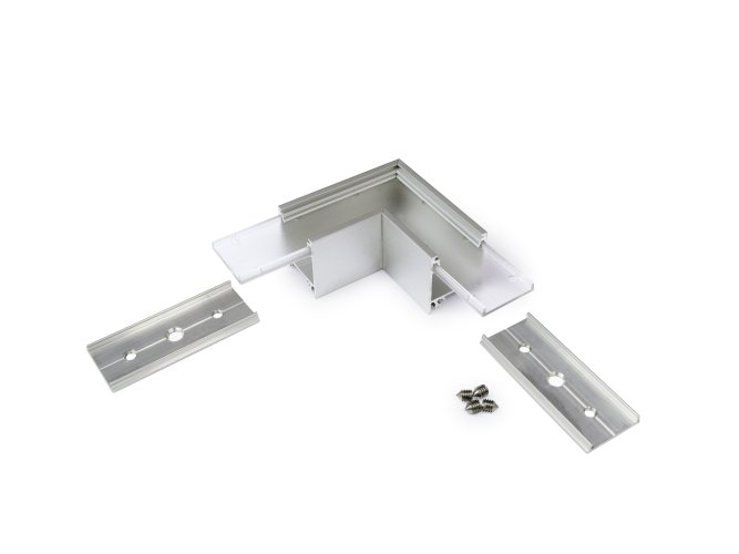 Úchyty, spojky, závěsný materiál - LINEA20 rohová spojka 90 st eloxovaná, C1860020 - foto 1