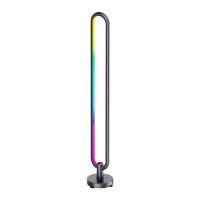 Stojací lampy - LED stojací lampa 20W, RGB, dálkové ovládání, IP20, AC220-240V