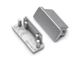 Difuzory a koncovky - Koncovka profilu SURFACE14 stříbrná, A2980040