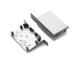 Difuzory a koncovky - Koncovka profilu VARIO30-07 stříbrná, V4930040