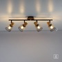 Bodová - LD 15194-79 TAMIS Stropní svítidlo 4-ramenné dřevo/kov E14, nastavitelné - LEUCHTEN DIREKT / JUST LIGHT - foto 9
