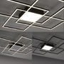 Hranatá - PN 6073-18 Paul Neuhaus Q-Asmin LED stropní svítidlo Smart Home 80x80 černá ZigBee 2700-5000K - PAUL NEUHAUS - foto 9