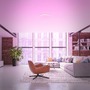 Kruhová - BRILO 7494-016 B smart RGB/W-svítidlo LED panel, pr. 42 cm, 22 W, 2700 lm, bílé - BRILO - foto 9