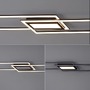 Hranatá - LD 14694-18 ASMIN LED stropní svítidlo 1000x17,9cm černá ploché stmívatelné vypínačem jednoduchý panel 3000K - LEUCHTEN DIREKT / JUST LIGHT - foto 9