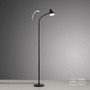 Stojací lampy - LD 11249-18 PIXIE LED stojací svítidlo černé s vypínačem flexibilně nastavitelné vhodné pro práci 3000K - JUST LIGHT - foto 9