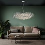 Dekorativní - PN 2036-17 Závěsné svítidlo RICICLE chrom s křišťalovými přívěsky 120cm - PAUL NEUHAUS - foto 9