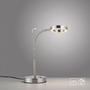 Subtilní - PN 4181-55 HENSKO LED stolní lampa stříbrná nastavitelné 3 krokové Tochdimmer teplá bílá Licht 3000K - PAUL NEUHAUS - foto 9