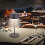 Stolní lampy dekorační - BRILO 7629015 Kira stolní lampička - 3W, 200lm, bezdrátová, LED, dotykový vypínač, stmívatelné, antracit - BRILO - foto 9