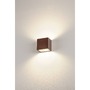 Nástěnná - LA 1002034 SITRA CUBE WL, LED venkovní nástěnné a stropní nástavbové svítidlo, rezavě zbarvené, IP44, 3000K, 10W - BIG WHITE (SLV) - foto 9