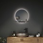 K zrcadlu - P 71091 LED zrcadlo s osvětlením Miro IP44 měnitelná bílá 230V 11W zrcadlo/černá mat - PAULMANN - foto 9
