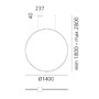 Kruhová - AR 1994060APP Discovery vertikální 140 - bronz - Bluetooth - ARTEMIDE - foto 9