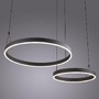 Podélná - PN 2360-18 ESKO LED závěsné svítidlo černé nastavitelná výška dálkový ovladač stmívatelné CCT 2700-5000K - PAUL NEUHAUS - foto 9