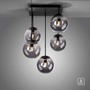 Vícečetná - LD 14602-18 Svítidlo stropní BIG WIDOW LED, černá, jednoduché, nadčasové, 5 ramenné - LEUCHTEN DIREKT / JUST LIGHT - foto 9