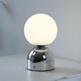 Stolní lampy dekorační - LD 19218-17 Kolekce Schöner Wohnen LED bateriové stolní svítidlo RUDI, chrom, nabíjecí přes USB, 3000-6000K - JUST LIGHT - foto 9