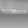 Hranatá - LD 14691-55 IVEN LED stropní svítidlo podlouhlé, stříbrná barva, ploché, 3 krokové stmívání 3000K - LEUCHTEN DIREKT / JUST LIGHT - foto 9