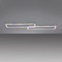 Hranatá - LD 14635-55 FELIX60 LED stropní svítidlo 72x210cm, stříbrná barva, RGB Rainbow, stmívatelné, CCT RGB+2700-5000K - LEUCHTEN DIREKT / JUST LIGHT - foto 9