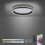 Kruhová - PN 8414-13 Q-VITO LED stropní svítidlo Smart-Home antracit s měnitelnou teplotou chromatičnosti s pamětí a ovladačem stmívání ZigBee 2700-5000K - PAUL NEUHAUS - foto 9