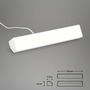Stolní lampy dekorační - BRILO 7379-016 CCT RGB Wall Washer, 25,5 cm, 9 W, 850 lm, bílé - BRILO - foto 9