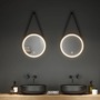 K zrcadlu - P 71092 LED zrcadlo s osvětlením Miro IP44 měnitelná bílá 230V 7,5W zrcadlo/černá mat - PAULMANN - foto 9