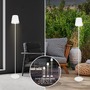 Stojací lampy - BRILO 1438016 LED nabíjecí stojací svítidlo 130 cm 3,5 W 400lm bílé - BRILO - foto 9