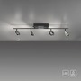 Bodová - PN 6786-13 SILEDA LED stropní svítidlo 4 ramenné antracit otočné IP44 teplá bílá 3000K - PAUL NEUHAUS - foto 9