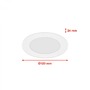 Kruhová - TF 309306TF TELEFUNKEN LED Smart vestavné svítidlo pr. 12 cm 6W 600lm bílé 309306TF - foto 9