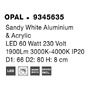 Kruhová - NV 9345635 Stropní svítidlo MORBIDO bílý hliník a akryl LED 60W 230V 2700K - 4000K IP20 vč. dálkového ovládání stmívatelné Tuya - NOVA LUCE - foto 9