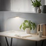 Stojací lampy - BRILO 1585011 Megg stojanová lampa - 12W, 800lm, LED, stmívatelná, nastavitelná, dotykový vypínač, béžová - BRILO - foto 9