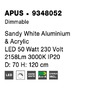 Dekorativní - NV 9348052 Závěsné svítidlo APUS bílý hliník a akryl LED 50W 230V 3000K IP20 stmívatelné - NOVA LUCE - foto 9