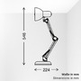 Stolní lampy pracovní - BRILO 7394015 Stolní lampa, pr. 15,5 cm, max. 25 W, černá - BRILO - foto 9
