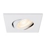 Pro zapuštěná svítidla - LA 1007185 UNIVERSAL DOWNLIGHT kryt pro downlight IP20, výkyvný, hranatý, bílý - BIG WHITE (SLV) - foto 9