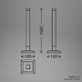 Stojací lampy - BRILO 1661015 BRILONER Flash stojanová lampa - 4,8W, 300lm, stmívatelné, LED, RGBIC, dálkový ovladač, černá 1661015 - foto 9