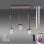 Dekorativní - PN 2742-70 LED závěsné svítidlo Q-KON 3-ramenné vícebarevné Smart Home ZigBee 2700-5000K - PAUL NEUHAUS - foto 9