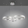 Kruhová - PN 2507-55 SCULLI LED závěsné svítidlo stříbrná kruhové senzor stmívatelné CCT 2700-5000K - PAUL NEUHAUS - foto 9