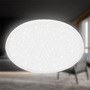 Kruhová - BRILO 7654016 Slim svítidlo LED panel pr.37,5 cm - 22W, 3000lm, hvězdné nebe, neutrální bílá, bílé - BRILO - foto 9