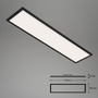 Hranatá - BRILO 7385015 CCT svítidlo LED panel, 100 cm, 28 W, 3000 lm, černá (starý kód: BRILO 7385-015) - BRILO - foto 9