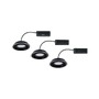 Koupelnová - P 92252 LED vestavné svítidlo Sormus 3ks sada IP65 kruhové 100mm 3x4,8W / 1,5W / 230V 3000K černá - PAULMANN - foto 9