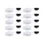 Kruhová - P 93164 LED vestavné svítidlo FixedLED 10ks sada výklopné 25° 10x4,8W 230V 3000K bílá - PAULMANN - foto 9