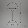 Stolní lampy dekorační - BRILO 7578016 Kugle stolní lampička - 3W, 250lm, bezdrátová, LED, stmívatelné, dotykový vypínač, teplá bílá, bílá - BRILO - foto 9