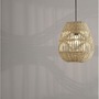 Dekorativní - NV 9586501 Závěsné svítidlo MARLO přírodní ratan černý kabel E27 1x12W 230V IP20 bez žárovky - NOVA LUCE - foto 9