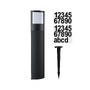 Sloupková - P 94514 LED stojací svítidlo Padea soumrakový senzor a pohybové čidlo pohybové čidlo teplá bílá IP44 847mm 3000K 8,5W 230V antracit umělá hmota - PAULMANN - foto 9