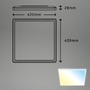 Hranatá - BRILO 7082016 Slim CCT svítidlo LED panel, 42 cm, 22 W, bílé (starý kód: BRILO 7082-016) - BRILO - foto 9