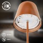 Stolní lampy dekorační - BRILO 7510013 BRILONER Calida stolní lampička - 2,5W, 200lm, nabíjecí, LED, stmívatelné, RGBW, uchycení na láhev, bronzová 7510013 - foto 9