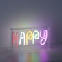 Dekorativní - LD 85027-70 NEON-HAPPY LED nástěnné svítidlo nápis HAPPY vícebarevné USB vypínač dekorativní - LEUCHTEN DIREKT / JUST LIGHT - foto 9
